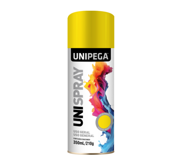 Tinta Spray Uso Geral Amarelo 350ml/210g