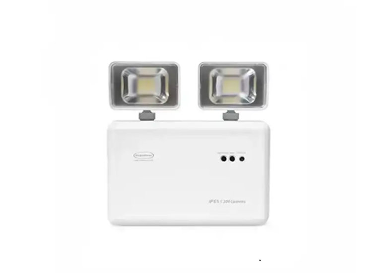 Iluminação de emergência Led 2 faróis 1200 lúmens