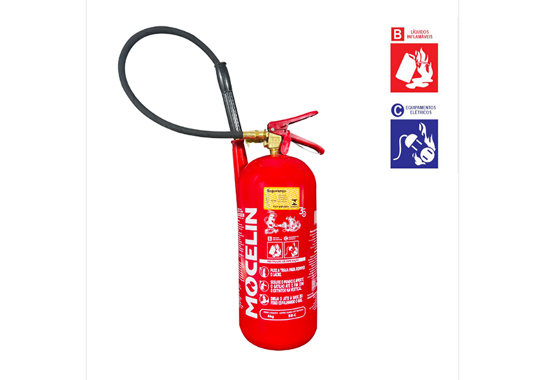 Extintor de incêndio de C02