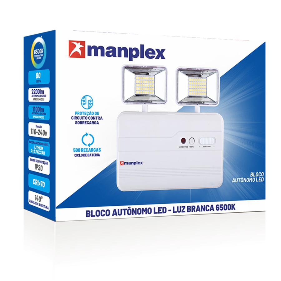 Bloco Autônomo 2 Faróis Led 1200L