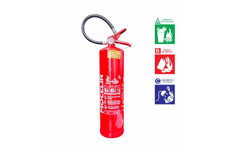 Extintor de Incêndio carga de pó quimico seco - ( PQS ABC)