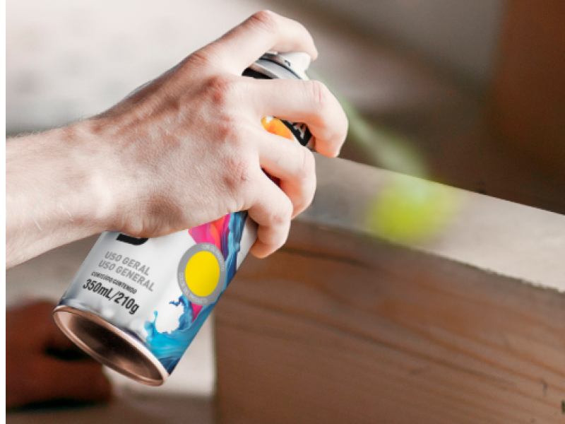 Miniatura do Tinta Spray Uso Geral Amarelo 350ml/210g